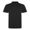 JP001 tri-blend galléros férfi póló Just Polos, Heather Black-L