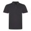 JP001 tri-blend galléros férfi póló Just Polos, Heather Charcoal-2XL