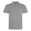 JP001 tri-blend galléros férfi póló Just Polos, Heather Grey-S
