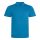 JP001 tri-blend galléros férfi póló Just Polos, Heather Sapphire Blue-S