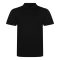 JP001 tri-blend galléros férfi póló Just Polos, Solid Black-2XL