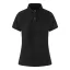 JP002F sztreccs galléros Női póló Just Polos, Black-XL