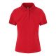 JP002F sztreccs galléros Női póló Just Polos, Red-XS