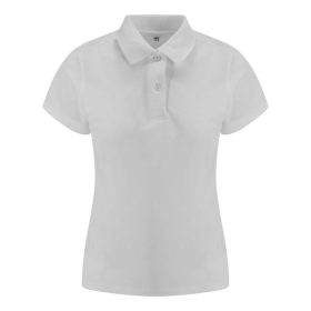 JP002F sztreccs galléros Női póló Just Polos, White-XS