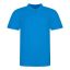 JP100 mikropiké unisex galléros póló Just Polos, Azure Blue-M