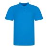 JP100 mikropiké unisex galléros póló Just Polos, Azure Blue-S