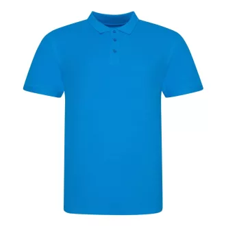   JP100 mikropiké unisex galléros póló Just Polos, Azure Blue-S