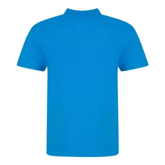   JP100 mikropiké unisex galléros póló Just Polos, Azure Blue-S