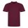 JP100 mikropiké unisex galléros póló Just Polos, Burgundy-S