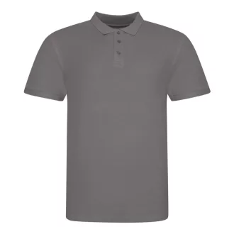   JP100 mikropiké unisex galléros póló Just Polos, Charcoal-S