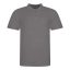 JP100 mikropiké unisex galléros póló Just Polos, Charcoal-S