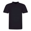 JP100 mikropiké unisex galléros póló Just Polos, Deep Black-S