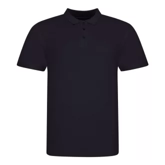   JP100 mikropiké unisex galléros póló Just Polos, Deep Black-S