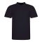 JP100 mikropiké unisex galléros póló Just Polos, Deep Black-S