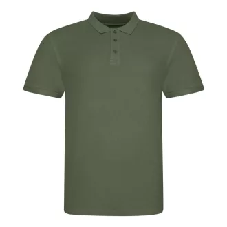   JP100 mikropiké unisex galléros póló Just Polos, Earthy Green-S
