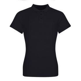  JP100F rövid ujjú Női galléros póló Just Polos, Deep Black-S