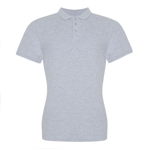 JP100F rövid ujjú Női galléros póló Just Polos, Heather Grey-S