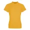 JP100F rövid ujjú Női galléros póló Just Polos, Mustard-XL