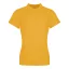 JP100F rövid ujjú Női galléros póló Just Polos, Mustard-XS