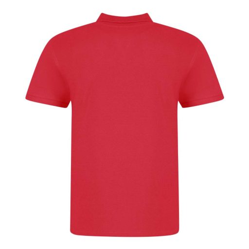 JP100 mikropiké unisex galléros póló Just Polos, Fire Red-3XL