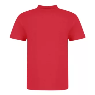   JP100 mikropiké unisex galléros póló Just Polos, Fire Red-S