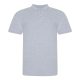 JP100 mikropiké unisex galléros póló Just Polos, Heather Grey-L