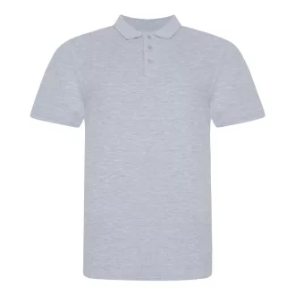  JP100 mikropiké unisex galléros póló Just Polos, Heather Grey-S