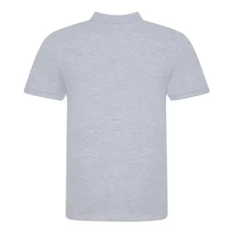   JP100 mikropiké unisex galléros póló Just Polos, Heather Grey-S