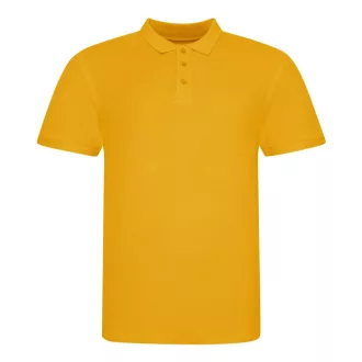   JP100 mikropiké unisex galléros póló Just Polos, Mustard-S