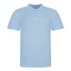 JP100 mikropiké unisex galléros póló Just Polos, Sky Blue-S