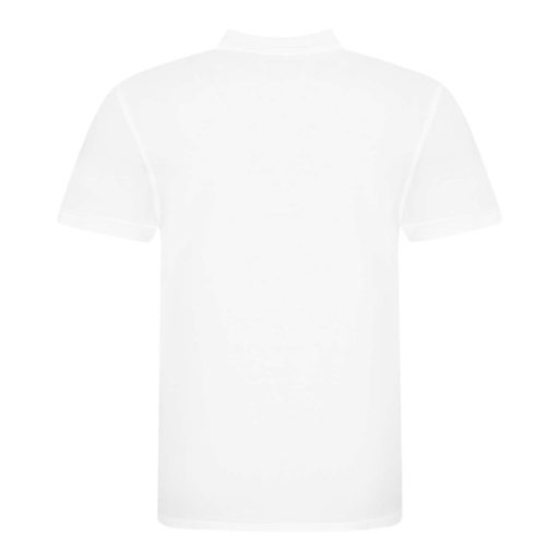 JP100 mikropiké unisex galléros póló Just Polos, White-3XL