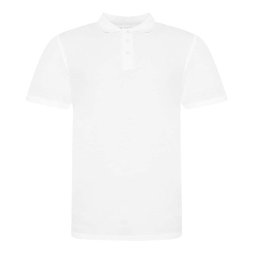 JP100 mikropiké unisex galléros póló Just Polos, White-S
