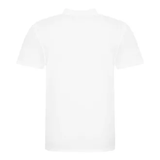 JP100 mikropiké unisex galléros póló Just Polos, White-S