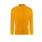 JP103 hosszú ujjú galléros pamut póló Just Polos, Mustard/White-S