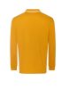 JP103 hosszú ujjú galléros pamut póló Just Polos, Mustard/White-S