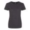 JT001F tri-blend Női rövid ujjú póló Just Ts, Heather Charcoal-S