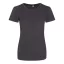 JT001F tri-blend Női rövid ujjú póló Just Ts, Heather Charcoal-XL