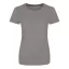 JT001F tri-blend Női rövid ujjú póló Just Ts, Heather Grey-M