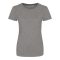 JT001F tri-blend Női rövid ujjú póló Just Ts, Heather Grey-S