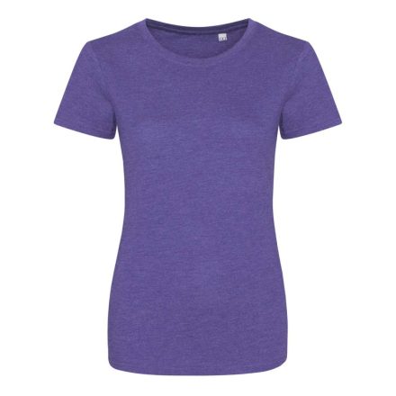 JT001F tri-blend Női rövid ujjú póló Just Ts, Heather Purple-XL