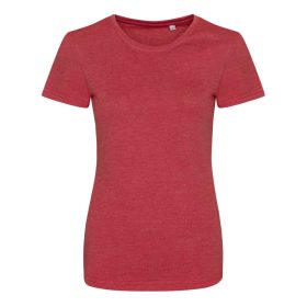   JT001F tri-blend Női rövid ujjú póló Just Ts, Heather Red-S