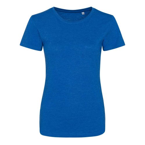 JT001F tri-blend Női rövid ujjú póló Just Ts, Heather Royal-S