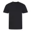 JT001 tri-blend rövid ujjú férfi póló Just Ts, Heather Black-XL