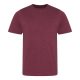 JT001 tri-blend rövid ujjú férfi póló Just Ts, Heather Burgundy-2XL