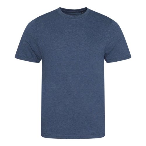 JT001 tri-blend rövid ujjú férfi póló Just Ts, Heather Navy-S