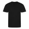 JT001 tri-blend rövid ujjú férfi póló Just Ts, Solid Black-M