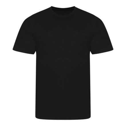 JT001 tri-blend rövid ujjú férfi póló Just Ts, Solid Black-XL