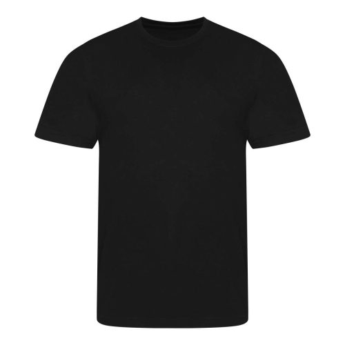 JT001 tri-blend rövid ujjú férfi póló Just Ts, Solid Black-XL