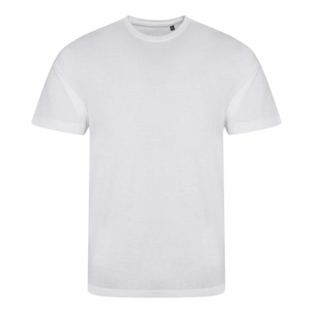 JT001 tri-blend rövid ujjú férfi póló Just Ts, Solid White-XL