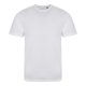 JT001 tri-blend rövid ujjú férfi póló Just Ts, Solid White-XL